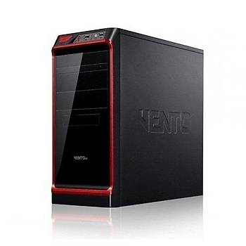 Vento TA-KB2 350W Mid Tower Bilgisayar Kasası Siyah-Kırmızı