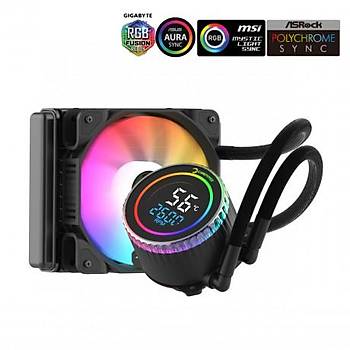 GamePower Skadi Round 120 ARGB AM5/LGA1700 Scaklk Ekranl Sv lemci Soutucu
