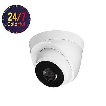 Ezcool EZ-1105IPS 5 MP 3.6MM Lens 1 Warm Ip Dome Kamera (Colorvu)