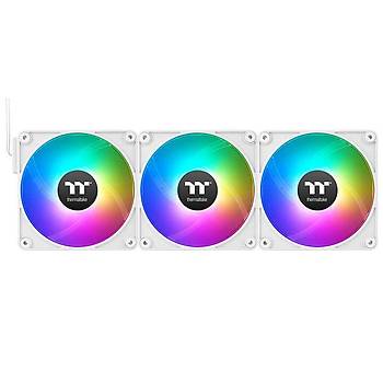 Thermaltake CT140 EX Reserve Beyaz 3x120mm ARGB Manyetik Mod�ler Fan Kiti