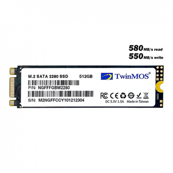 Twinmos NGFFFGBM2280 SATA 3.0 512 GB M.2 SSD