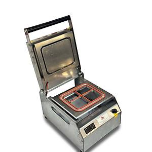 S�nmez Vakum 4 B�lmeli Paslanmaz Manuel Kase Kapatma Makinesi