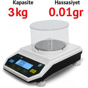 Necklife FLY 3000 3 Kg 0.01 Gr Hassas Tart�m Terazisi
