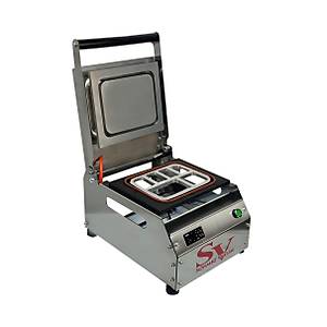 S�nmez Manuel 6 B�lmeli Kahvalt� Taba�� Kapatma Paketleme Makinesi Paslanmaz