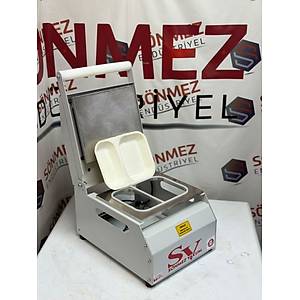 S�nmez Vakum 2 B�lme Karton Tabak Kapatma Yap��t�rma Makinesi