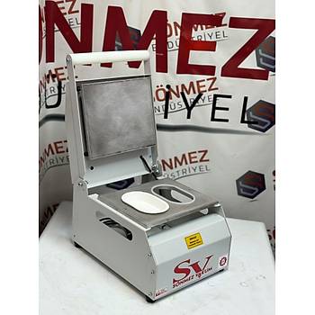 Snmez Vakum 177 Oval Karton Tabak Kapatma Yaptrma Makinesi