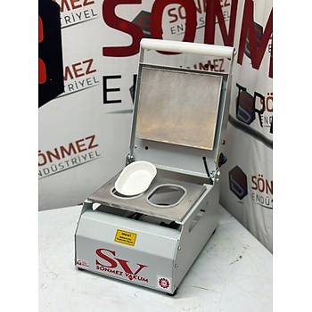 Snmez Vakum 177 Oval Karton Tabak Kapatma Yaptrma Makinesi