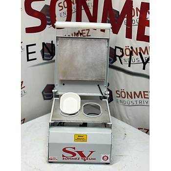 Snmez Vakum 177 Oval Karton Tabak Kapatma Yaptrma Makinesi