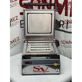 Snmez Vakum ikfte Drm Paketleme Makinesi Sos + Drm