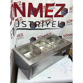 S�nmez 3'L� Benmari 1/2 Gn Set �st� Elektrikli 87x40 Cm