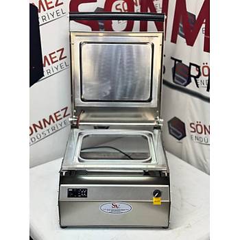 Snmez Vakum Byk Kvet Tabak Kapatma Makinesi 325*265 Kvet Tabak Yaptrma Makinas