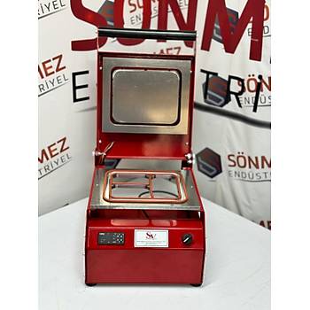 Snmez Manuel Kase Kapatma 3 Gzlu Tabak Kapatma Makinesi Red