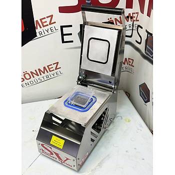 S�nmez Vakum Tekli 110*110 Kare Tatl� Taba�� Kapatma Makinesi