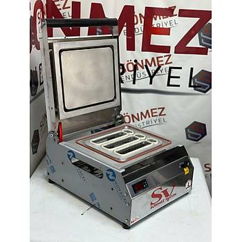 Snmez Vakum ikfte Drm Paketleme Makinesi Sos + Drm