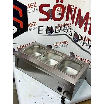 S�nmez 3'L� Benmari 1/2 Gn Set �st� Elektrikli 87x40 Cm