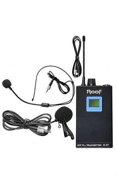 Roof R-3T Uhf 32 Kanal Rehber Verici Mikrofon Transmitter
