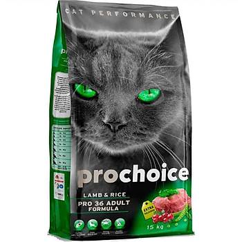 Prochoice Pro 36 Kuzu Etli Yetişkin Kedi Maması 15 KG