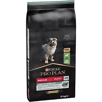 Pro Plan Medium Puppy Kuzu Etli Yavru Kpek Mamas 12 KG-Yeni Ambalaj