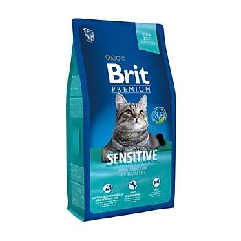 Brit Premium Sensitive Kuzu Etli Yetişkin Kedi Maması 8 kg