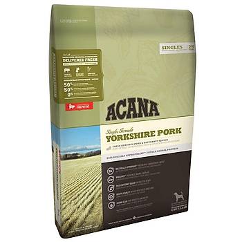 Acana Yorkshire Pork Domuz Etli ve Balkabakl Yetikin Kpek Mamas 11.4 KG