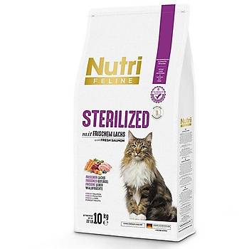Nutri Feline Somonlu Ksrlatrlm Yetikin Kedi Mamas 10 KG