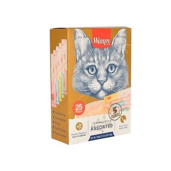 Wanpy Creamy Kark Sv Kedi dl 25*14 gr