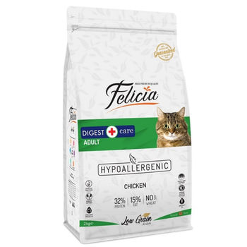 Felicia Tavuklu ve Hamsili Dk Tahll Yetikin Kedi Mamas 2 KG