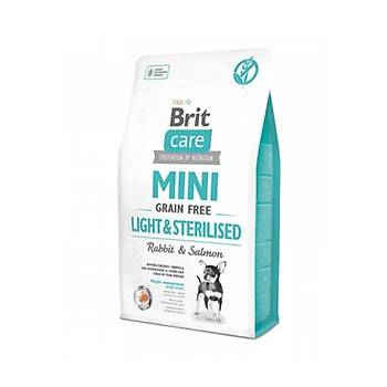 Brit CareTahlsz Mini Light Sterillised Tavanl Kpek Mamas 2 Kg