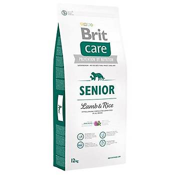 Brit Care Senior Kuzu Etli ve Pirinli Yal Kpek Mamas 12 KG