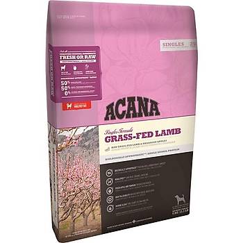 Acana Grass-Fed Lamb Kuzu Etli Tahlsz Yetikin Kpek Mamas 11.4 KG