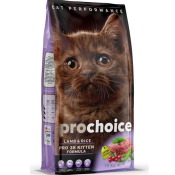 Prochoice Pro 38 Kitten Kuzu Etli Yavru Kedi Mamas 15 KG