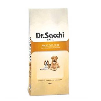 Dr.Sacchi Basic Chicken Tavuklu Yetikin Kpek Mamas 15 KG