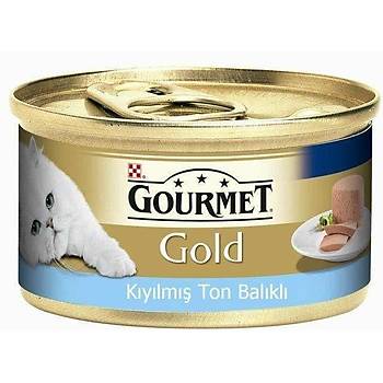 Gourmet Gold Kylm Ton Balkl Konserve Yetikin Kedi Mamas 24 x 85 G