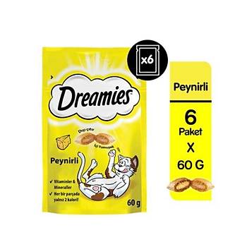 Dreamies Peynirli Kedi dl Biskvisi 6 x 60 G