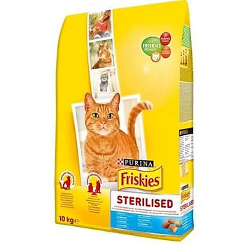 Friskies Sterilised Somonlu Ksrlatrlm Yetikin Kedi Mamas 10 KG