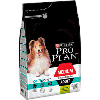 Pro Plan Kuzu Etli ve Pirinli Hassas Sindirimli Orta Irk Yetikin Kpek Mamas 14 KG-Yeni Ambalaj