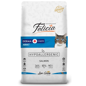 Felicia Derma Care Somonlu Dk Tahll Yetikin Kedi Mamas 12 KG
