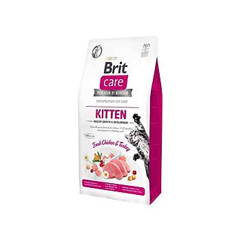 Brit Care Tavuk ve Hindili Tahlsz Yavru Kedi Mamas 7 KG