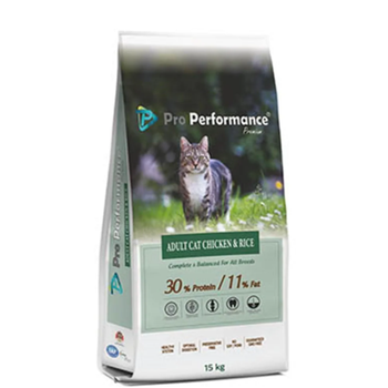 Pro Performance Tavuklu ve Pirinli Yetikin Kedi Mamas 15 KG (Yeni Ambalaj)