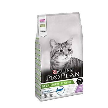 Pro Plan Sterilised Adult 7+ Hindi Etli Ksrlatrlm Yal Kedi Mamas 3 KG
