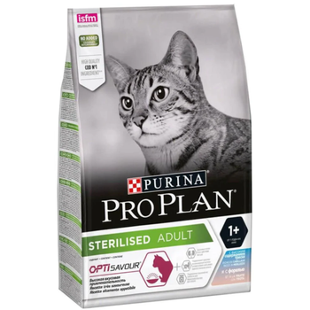 Pro Plan Sterilised Morina ve Okyanus Balkl Ksrlatrlm Yetikin Kedi Mamas 10 KG