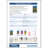 AkzoNobel Akripol 2k Akrilik Duragloss Clear 3000 Vernik (1/1) 1 Litre