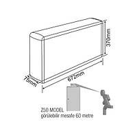 Arsel Dekolite Z Serisi Eko AE-4123-LE  Acil k Ynlendirme Armatr Kesintide 180 Dak. Yanan 20xF LED