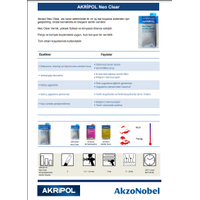 AkzoNobel Akripol 2k Akrilik Vernik Neo Clear 1 Litre