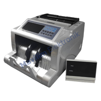 Bill Counter Silver Kark Para Sayma Makinesi TL, EUR / USD Adet Saym