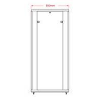 Legend 22u 19 INC Dikili Tip Rack Kabinet 600x800x1157mm Siyah