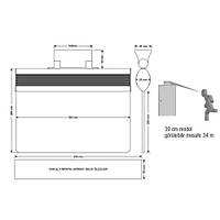 Arsel Orion AEB-39020-L Acil k Ynlendirme Armatr ebekeden Yanan 20xF LED