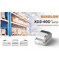 Býxolon XD3-40DE 4-inç Direkt Termal Masaüstü Etiket Yazýcý Usb, Seri, Eth Beyaz 