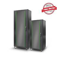  Legend 42u 19 INC Dikili Tip Rack Kabinet 800x800x2047mm Siyah 