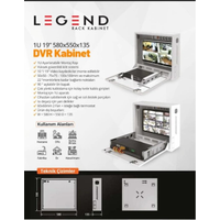 Legend 1U 19 INC 580x550 DVR Kabinet